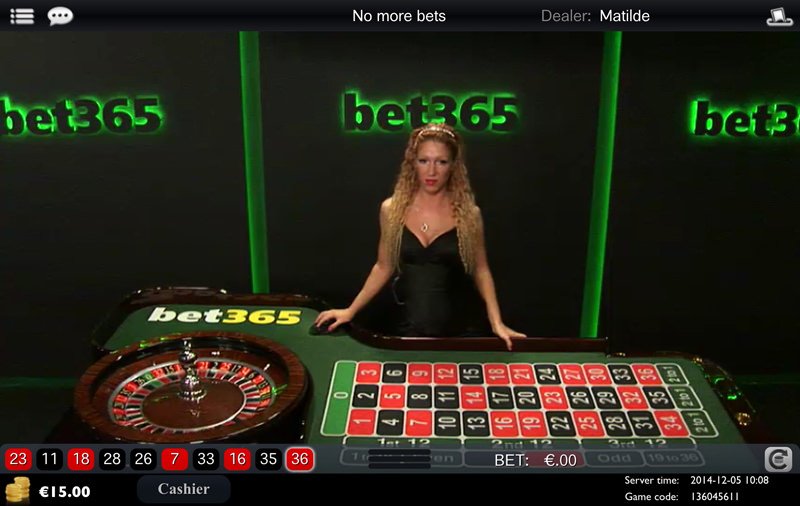 Bet365 Live Roulette
